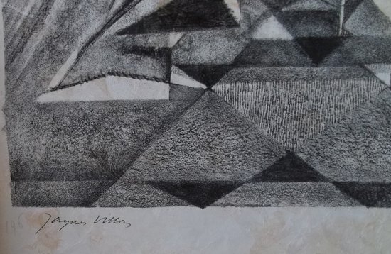 Jacques VILLON (1875-1963).l'aigle quitte Prométhée.