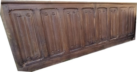 Beau Lot De Boiseries Basses d'Escalier A Plis De Serviette Boiserie