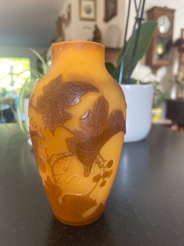Vaso molto bello di Gallé