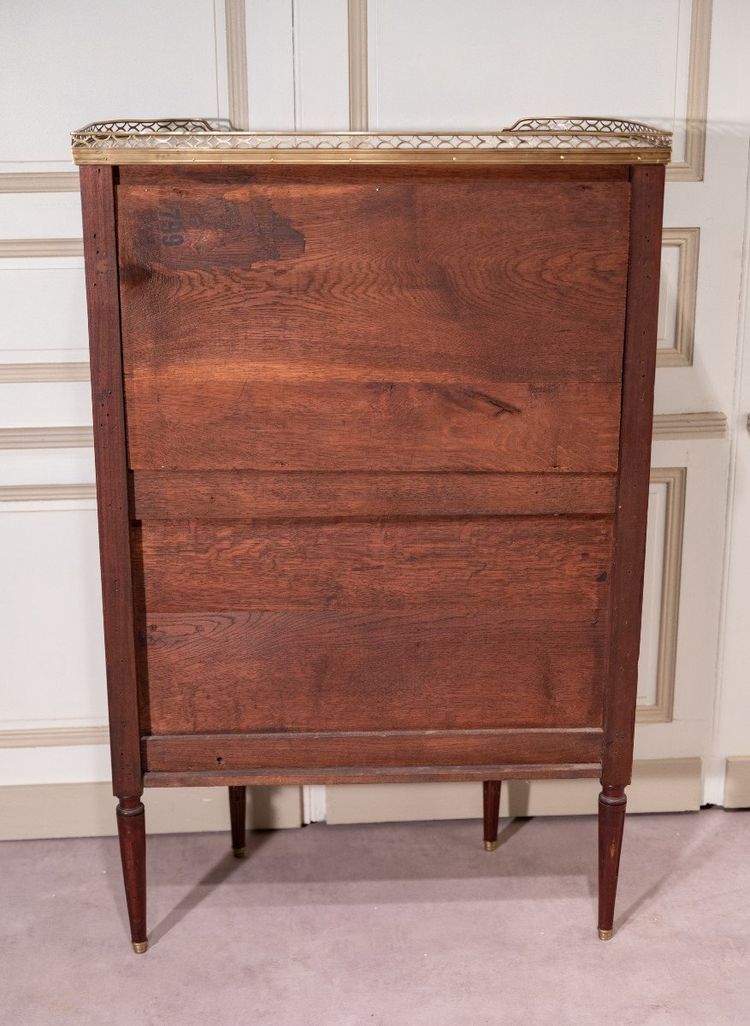 Meuble Desserte De Style Louis XVI En Acajou