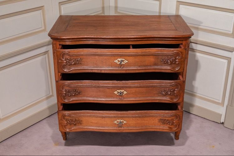 Commode d'Entre Deux En Chêne XIXème Siècle