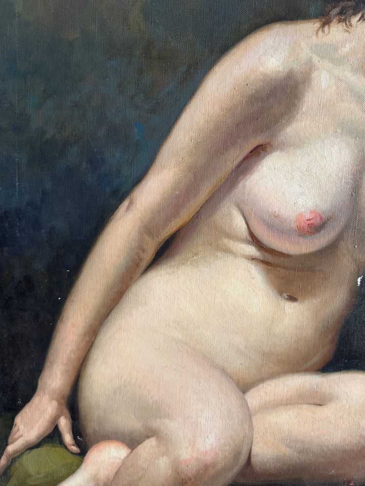 Naiade , grande olio su tela 1933