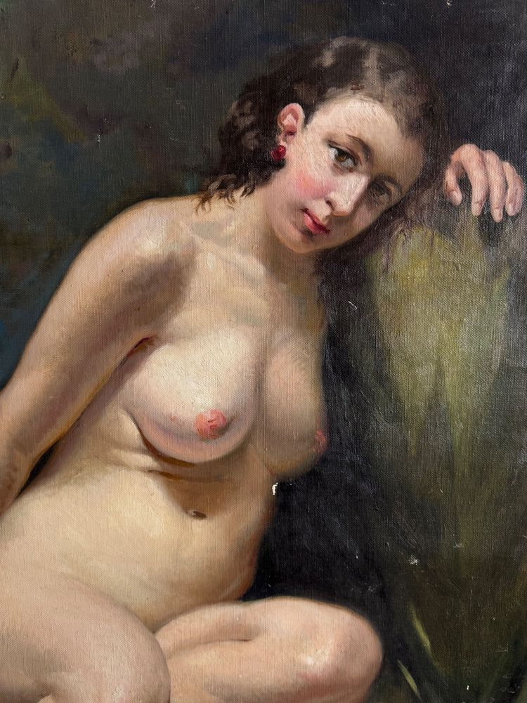Naiade , grande olio su tela 1933