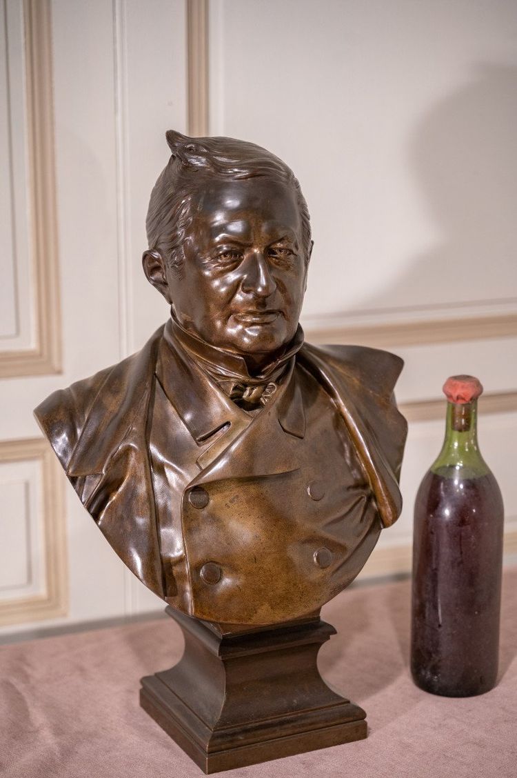 Busto di bronzo Adolphe Thiers