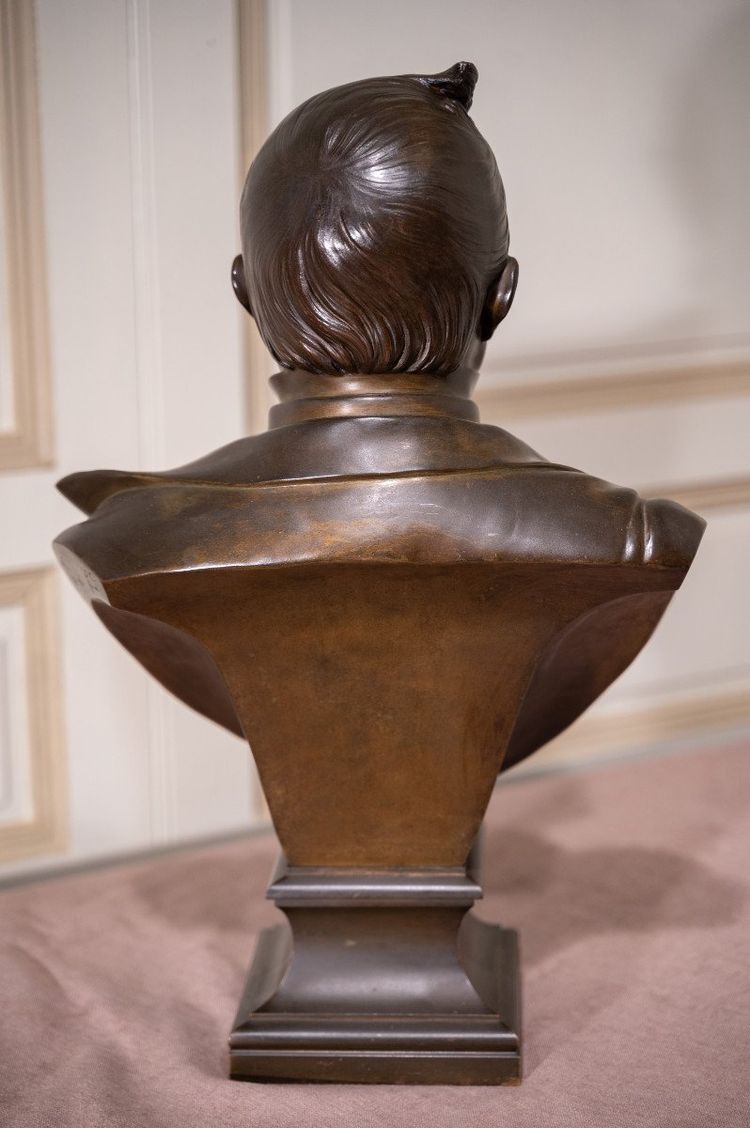 Busto di bronzo Adolphe Thiers