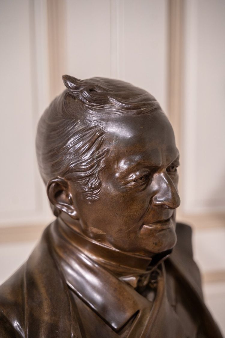 Busto di bronzo Adolphe Thiers