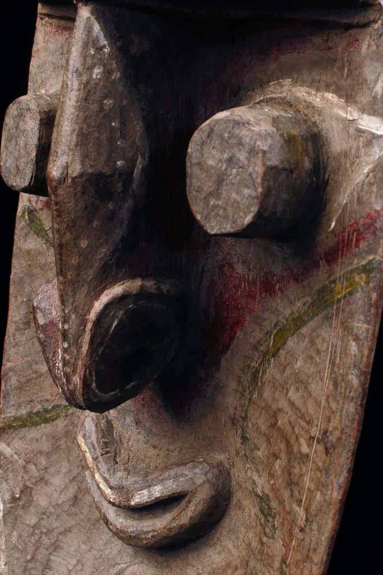 Figura di culto Yena, scultura tribale, arte tribale, arte oceanica, Oceania, arte del Pacifico, 118 cm