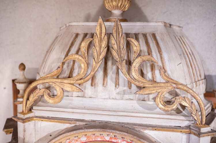 Baroque Oratory Polychrome Wood