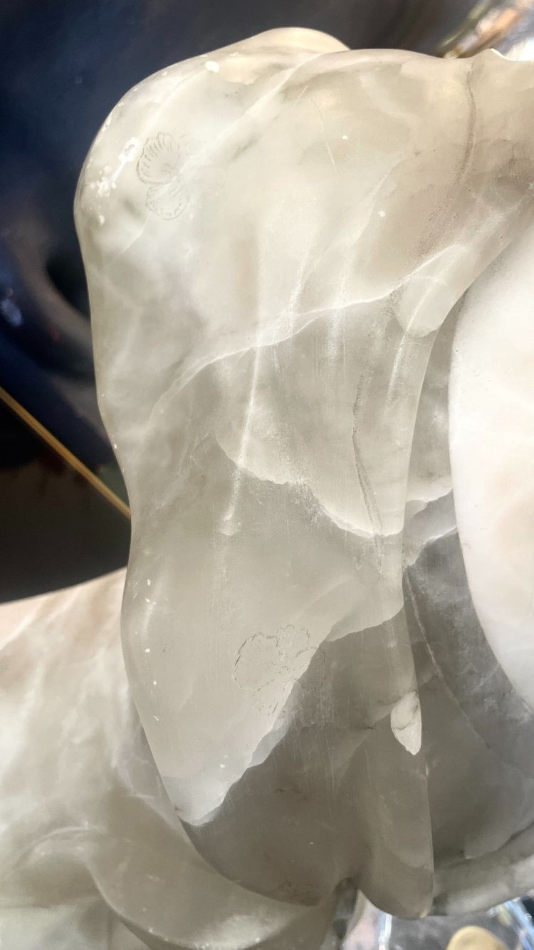 Busto in alabastro, XIX secolo