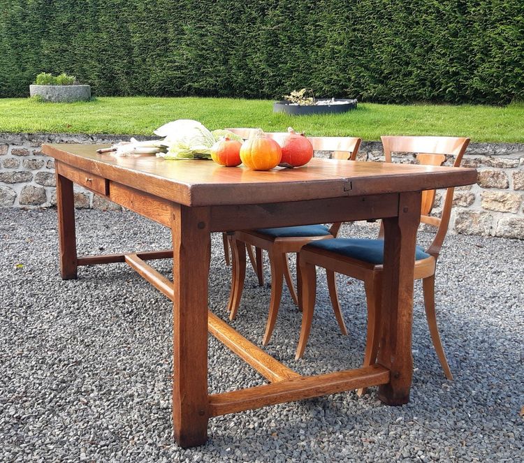 Grande Table d'Office  de Château Epoque milieu XIX ème siècle