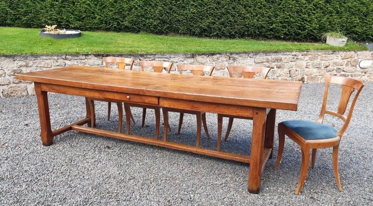 Grande Table d'Office  de Château Epoque milieu XIX ème siècle