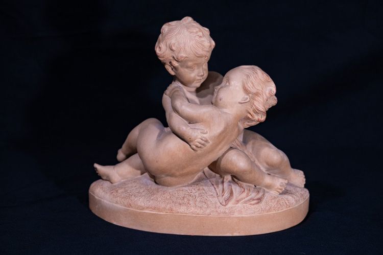 Angelotti in terracotta firmati Gori