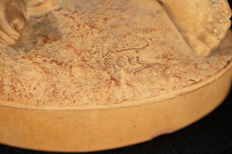 Angelotti in terracotta firmati Gori
