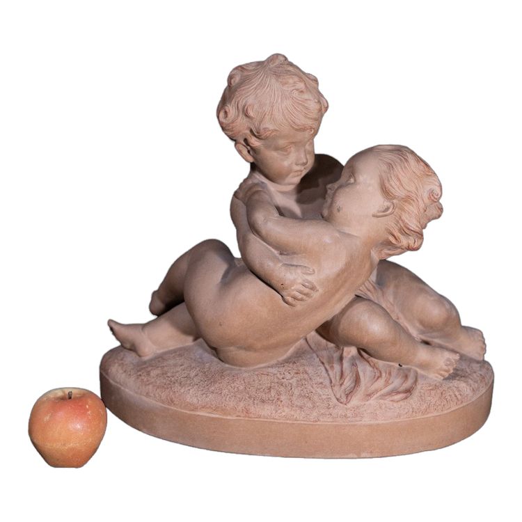 Angelotti in terracotta firmati Gori