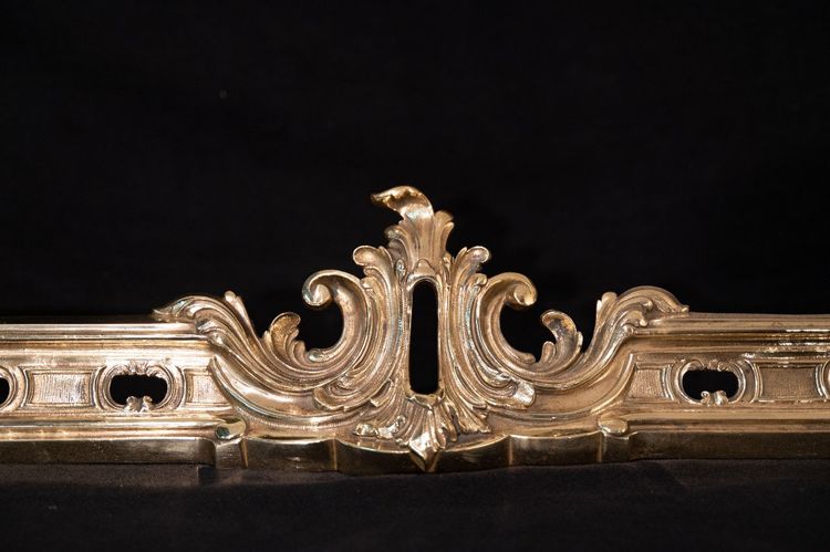 Louis XV Style Fireplace Andirons And Bars