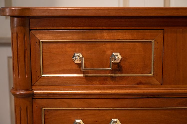 Commode De Style Louis XVI En Merisier