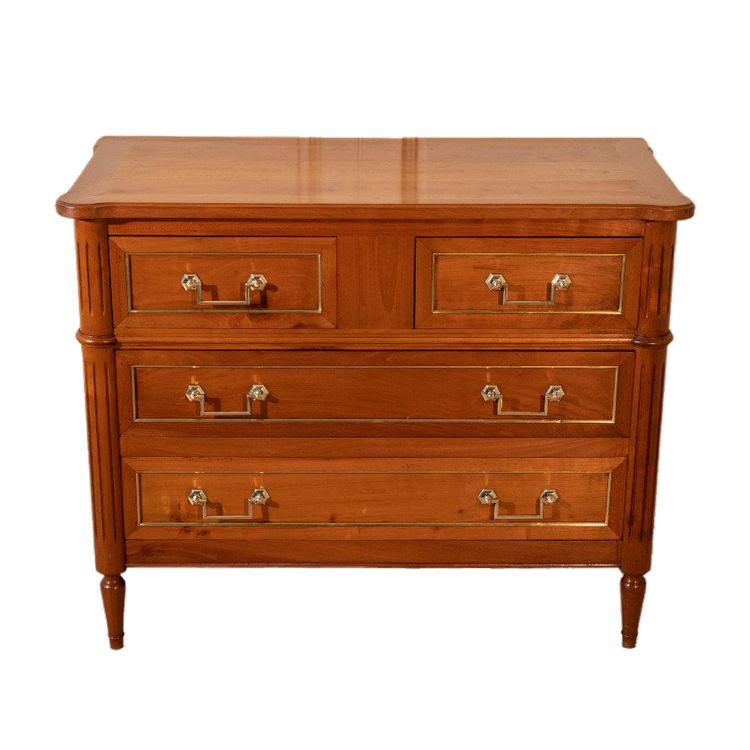 Commode De Style Louis XVI En Merisier