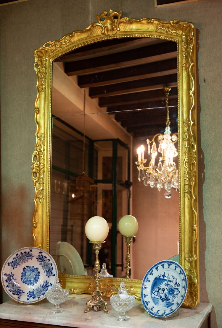 Regency Style Gilded Wood Mirror