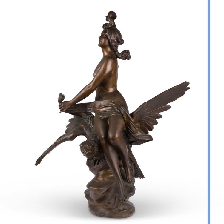 Lucas Madrassi (1848-1919), Ebe, bronzo, XIX secolo