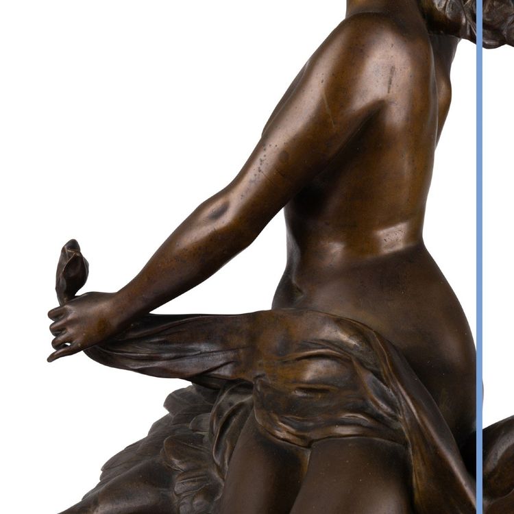 Lucas Madrassi (1848-1919), Ebe, bronzo, XIX secolo