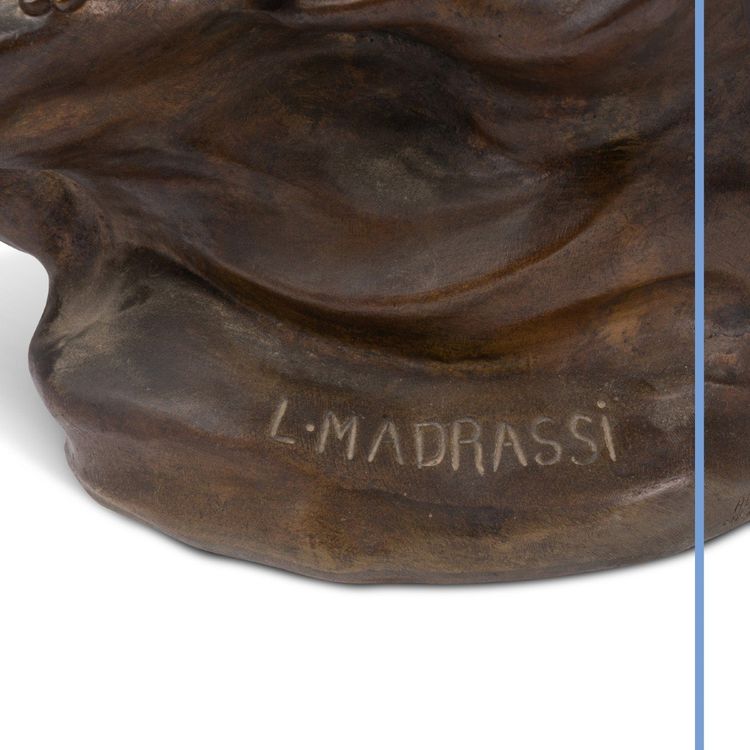 Lucas Madrassi (1848-1919), Ebe, bronzo, XIX secolo