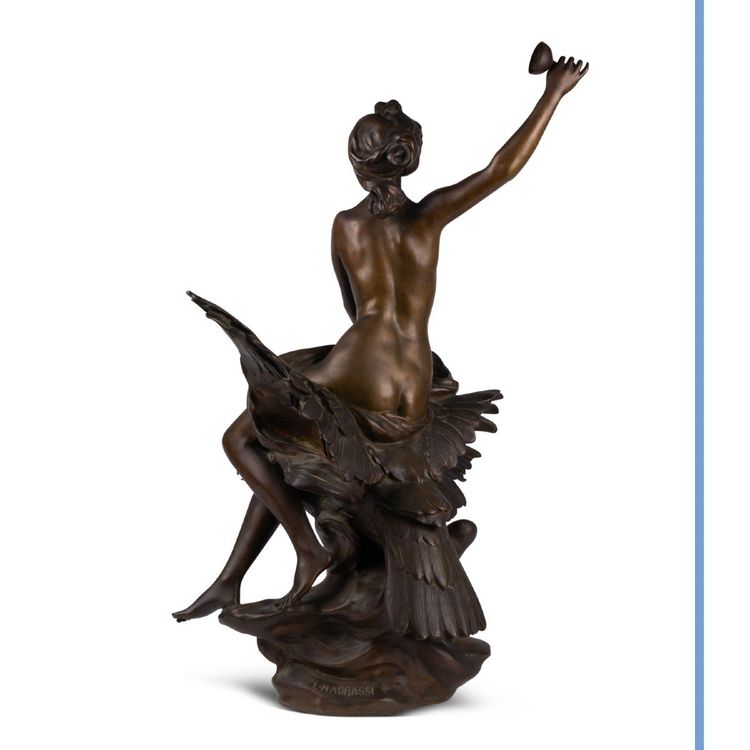 Lucas Madrassi (1848-1919), Ebe, bronzo, XIX secolo
