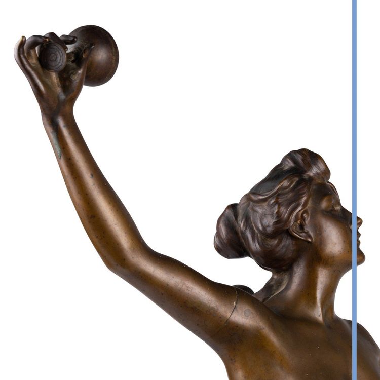 Lucas Madrassi (1848-1919), Ebe, bronzo, XIX secolo