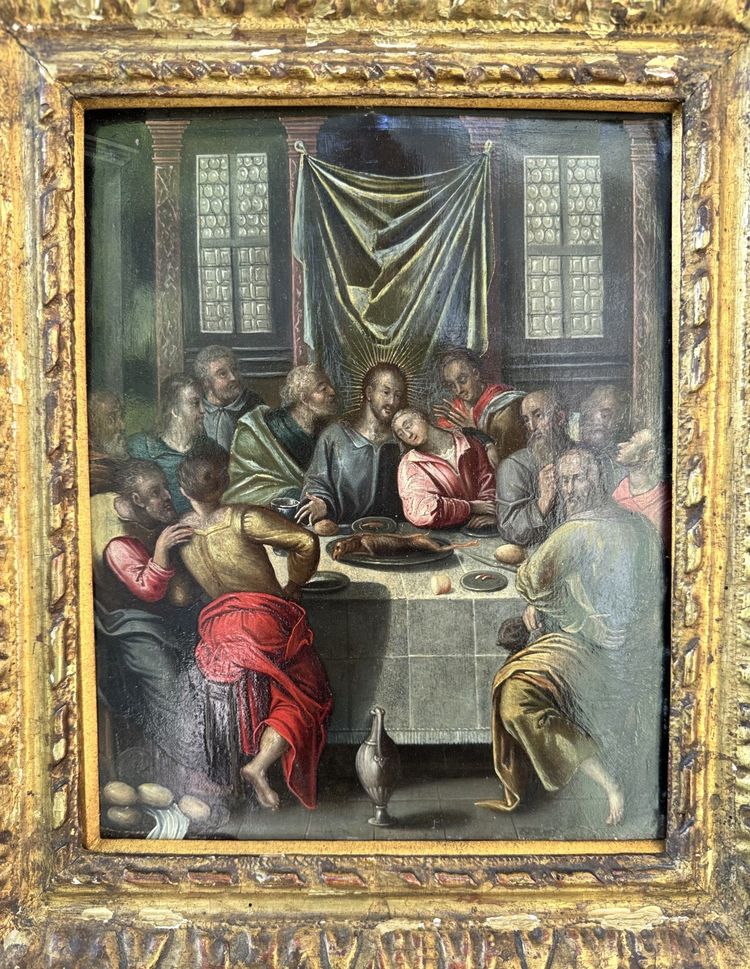 L'Ultima Cena - Scuola di PIETER CANDID - tra le Fiandre e l'Italia - XVII secolo