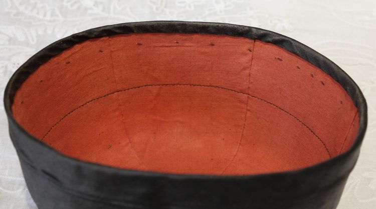 Cappello tradizionale cinese Manchu, inizio XX secolo
