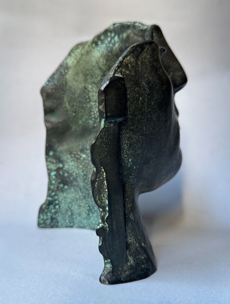 Scultura - Igor Mitoraj "Centurion II" - Volto in bronzo