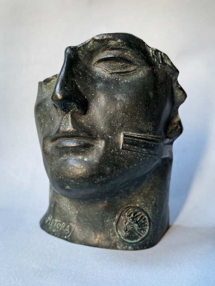Scultura - Igor Mitoraj "Centurion II" - Volto in bronzo