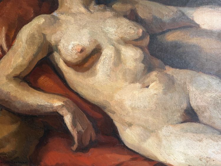 Donna nuda addormentata di Barat Levraux