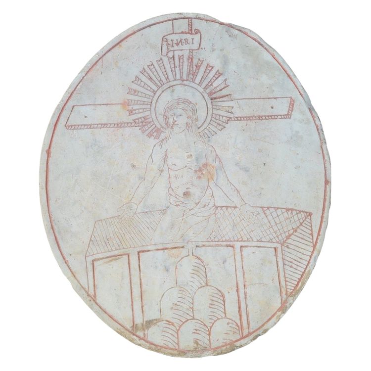 Stele in marmo, Cristo della Resurrezione, XVI-XVII secolo