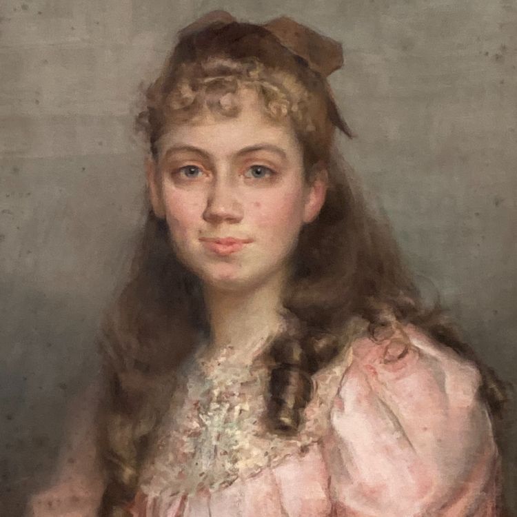 Portrait de jeune fille par Madeleine Carpentier
