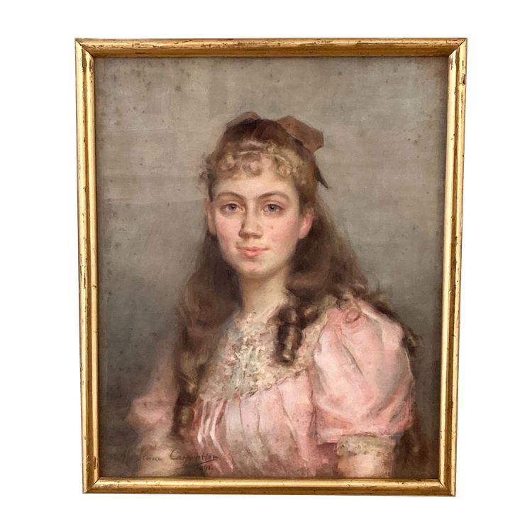 Portrait de jeune fille par Madeleine Carpentier