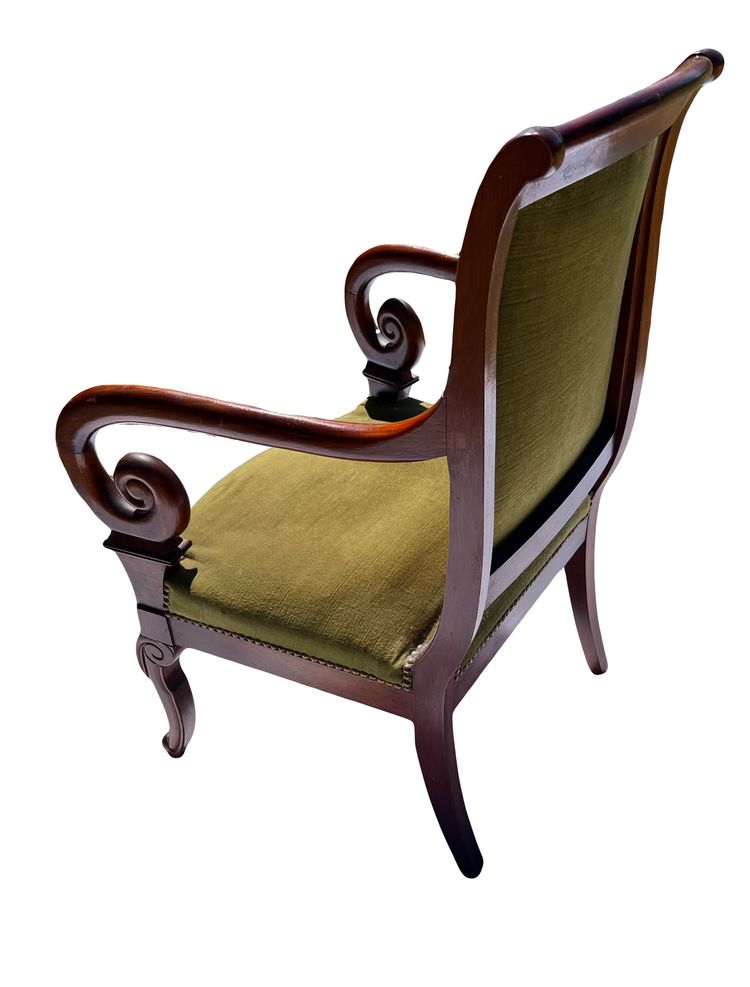 Poltrona in mogano da restauro - Inizio XIX secolo