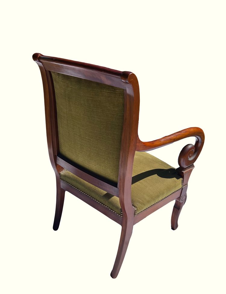 Poltrona in mogano da restauro - Inizio XIX secolo