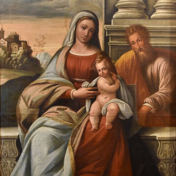 Madonna con Bambino e San Giuseppe, Benvenuto Tisi il Garofalo (1476 - 1559)