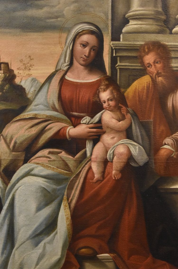 Madonna con Bambino e San Giuseppe, Benvenuto Tisi il Garofalo (1476 - 1559)