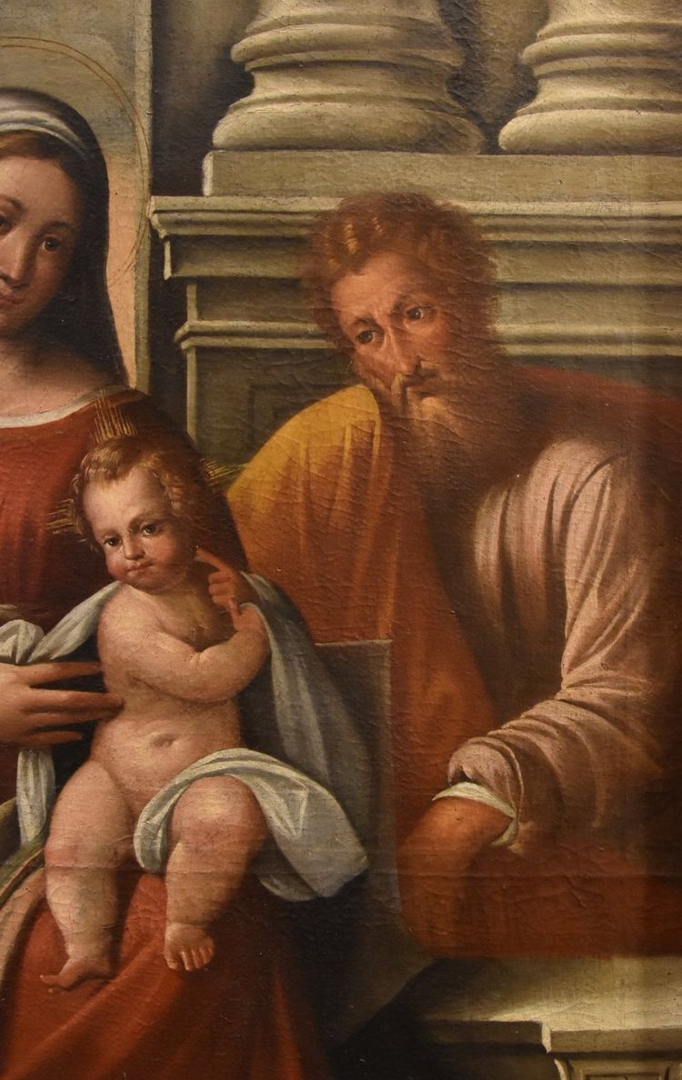 Madonna con Bambino e San Giuseppe, Benvenuto Tisi il Garofalo (1476 - 1559)