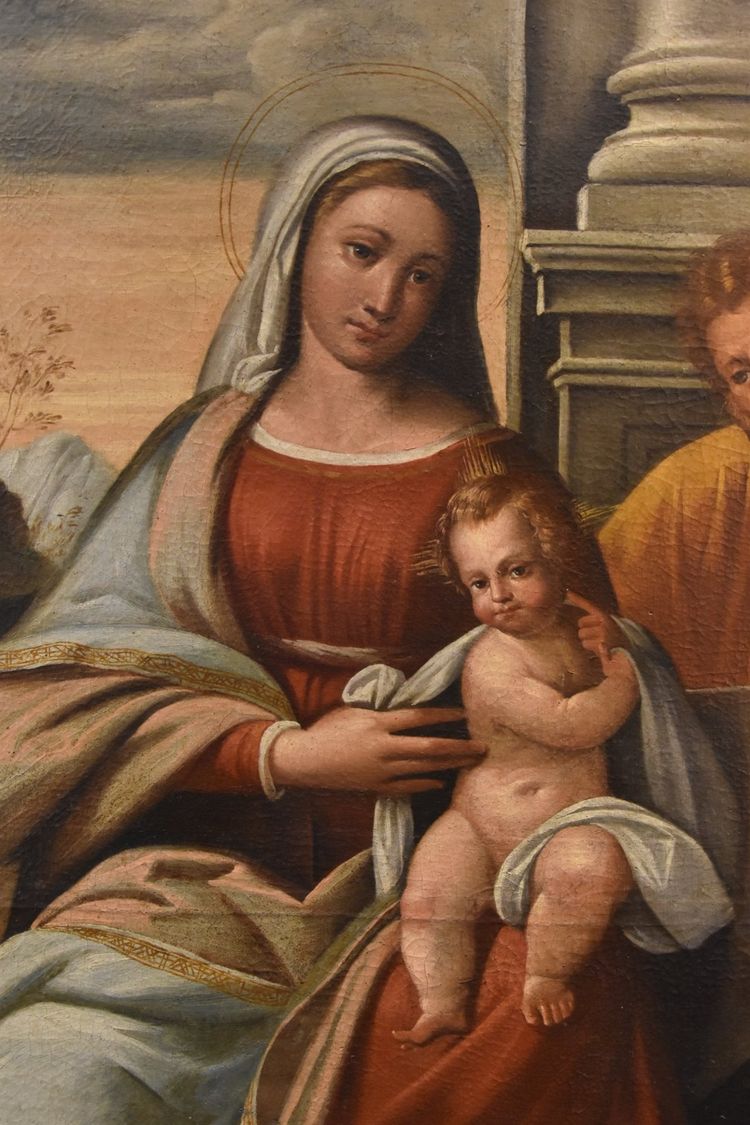 Madonna con Bambino e San Giuseppe, Benvenuto Tisi il Garofalo (1476 - 1559)
