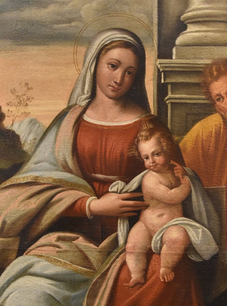 Madonna con Bambino e San Giuseppe, Benvenuto Tisi il Garofalo (1476 - 1559)