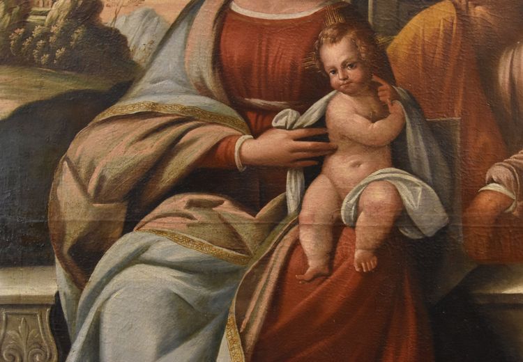 Madonna con Bambino e San Giuseppe, Benvenuto Tisi il Garofalo (1476 - 1559)
