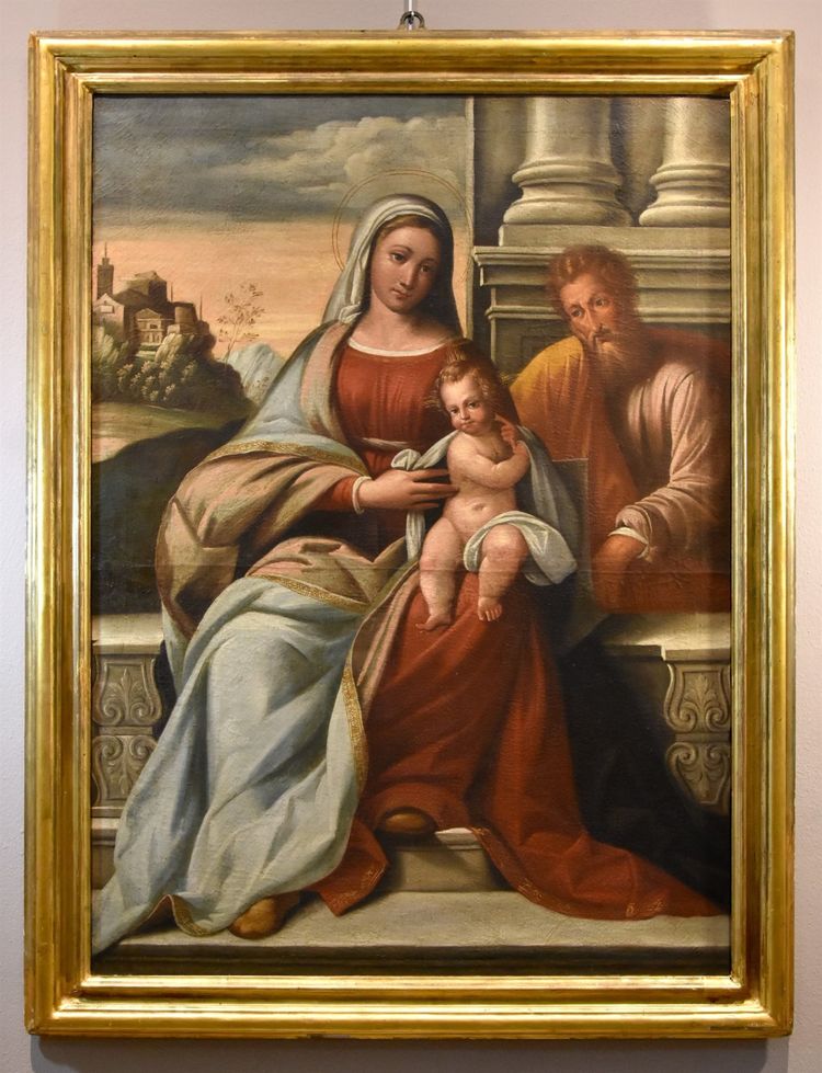 Madonna con Bambino e San Giuseppe, Benvenuto Tisi il Garofalo (1476 - 1559)