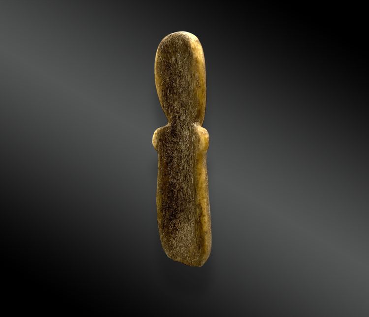 STATUETTE ANTHROPOMORPHE Style Okvik, Punuk Bering Strait, Alaska