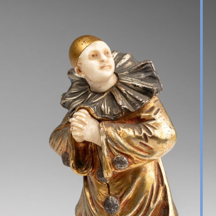 Georges Omerth (Act. 1895-1925), paire de sculptures  chryséléphantine, XIXe
