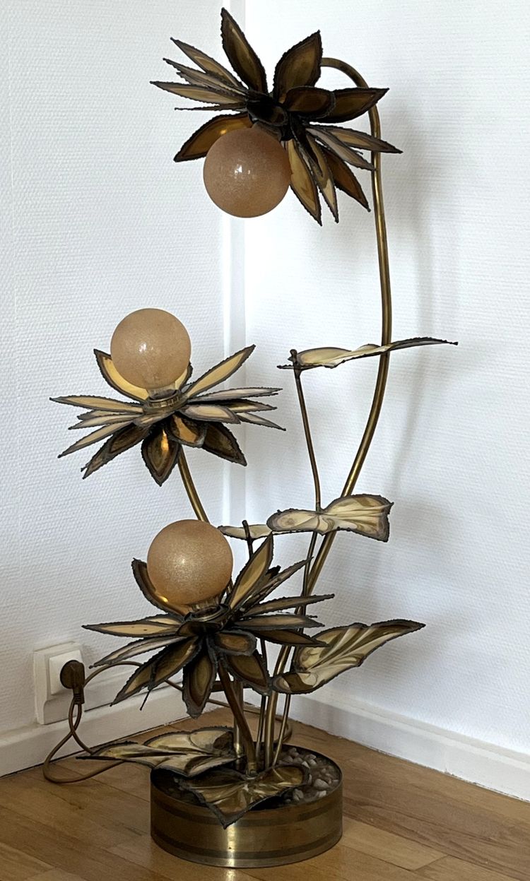 Lampada a fiori Casa JANSEN 1970