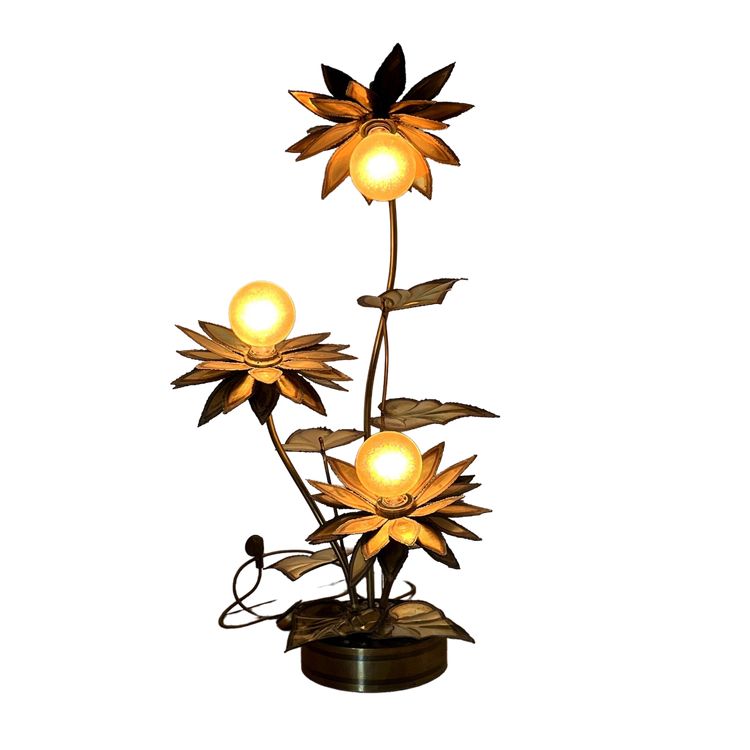Lampada a fiori Casa JANSEN 1970