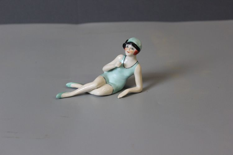 Porcelain bather circa 1920