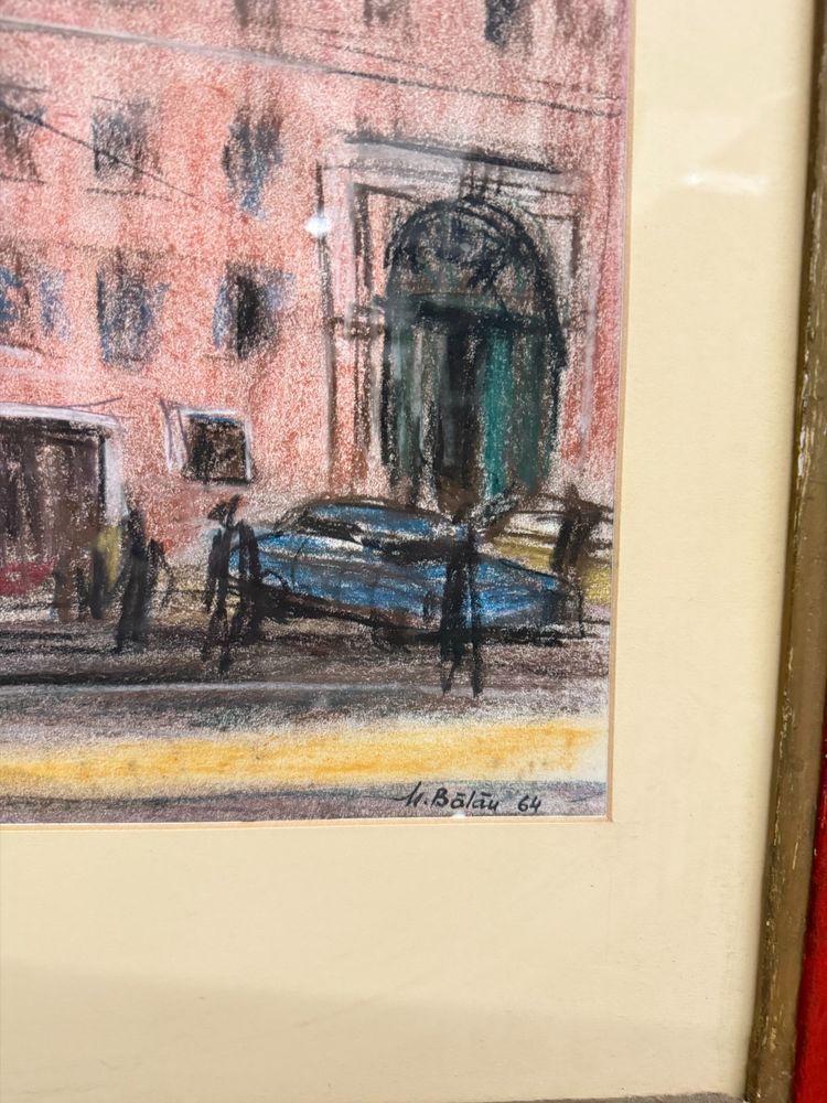 Drawing center of Rome 1964, Belau, 91x84cm